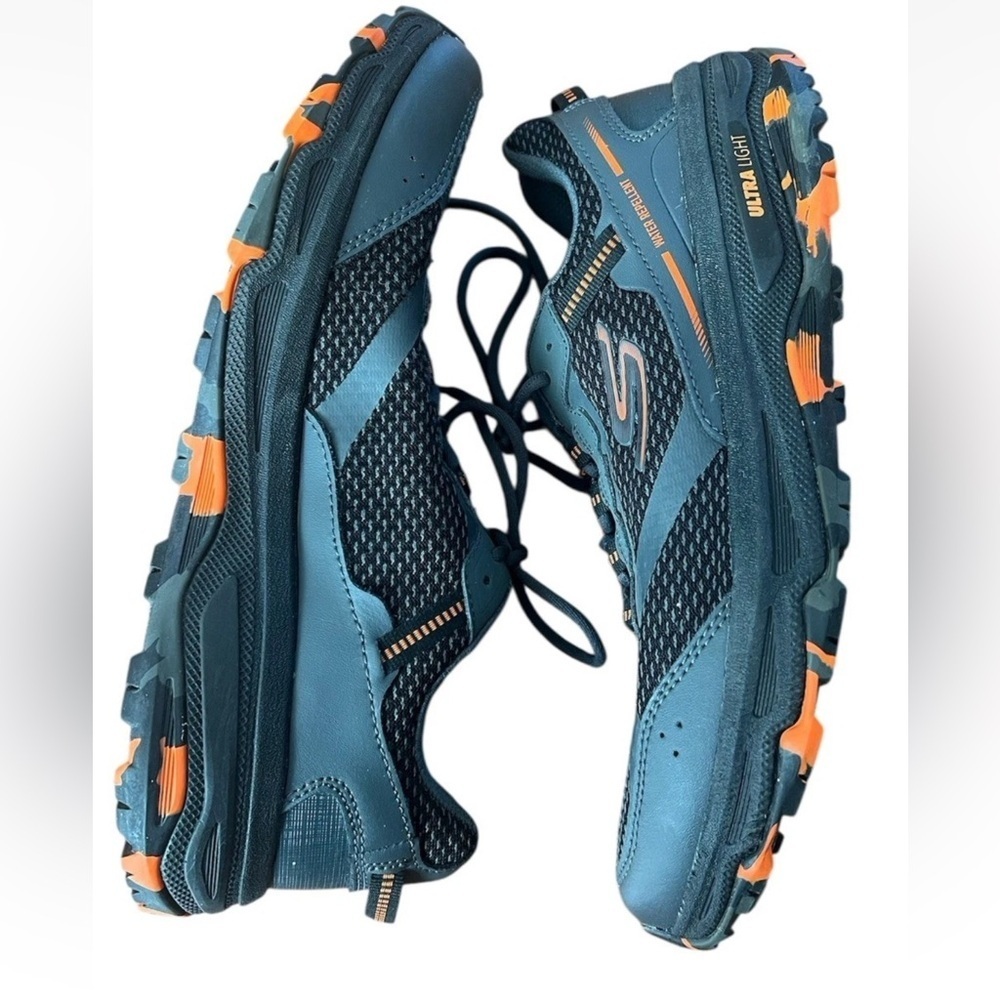 Skechers Ultralight Water
Resistant Gray Orange Men's 7.5 - Picture 3 of 4
